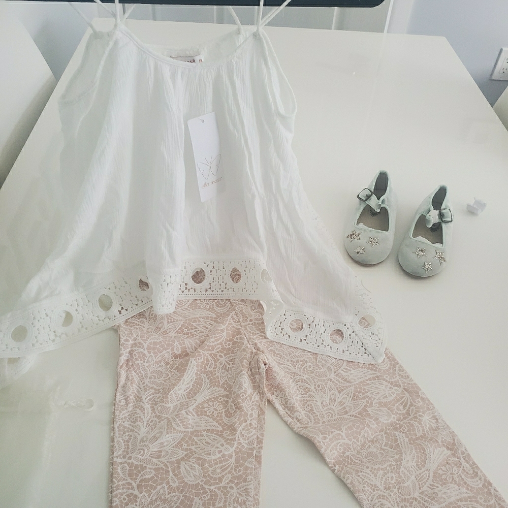 Girls clothes/ top/pants/shoes (NWT) HOBO